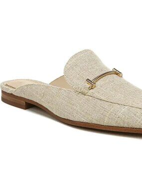 Sam Edelman Laurna Natural Glitter Fabric Mule – Size 9M